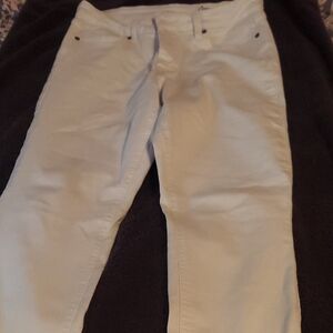 Ladies Size 29, White Crop Pants